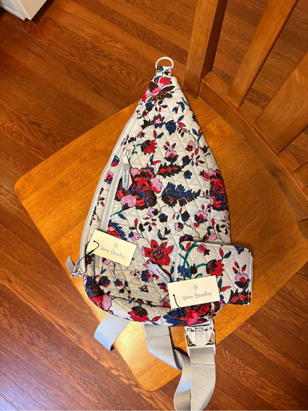 Vera Bradley Floral Sling Bag & Wallet